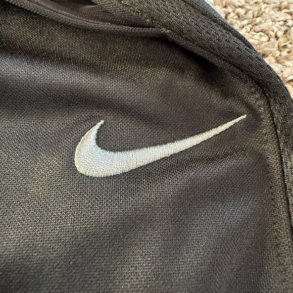 Nike Windbreaker Sweatpants Large Black Swoosh Logo Pockets Active Drawstring - Picture 4 of 12